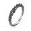 Carmilla - Narrow Spine Band Ring – Sterling Silver