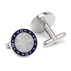 Blue Compass Cufflinks