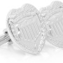 Silver Police Badge Cufflinks