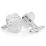 Silver Police Badge Cufflinks