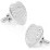 Silver Police Badge Cufflinks