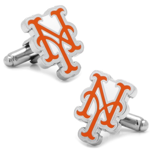 MLB- Silver Edition NY Mets Cufflinks