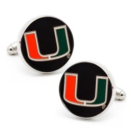 NCAA- Miami Hurricanes Cufflinks