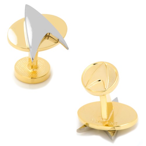 Star Trek - Two Tone Delta Shield Cufflinks
