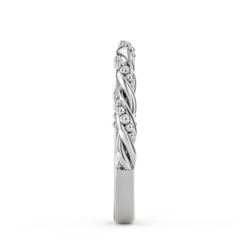 The Rita Wedding Band – 14K White Gold