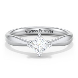 Classic Diamond Solitaire with 4 Prong Setting