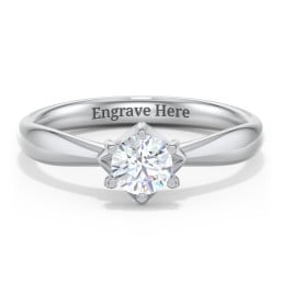 Classic Diamond Solitaire with 6 Prong Setting
