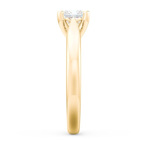 Classic Solitaire Engagement Ring with Cathedral Setting