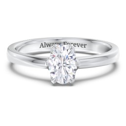 Classic 6-Prong Solitaire Diamond Engagement Ring