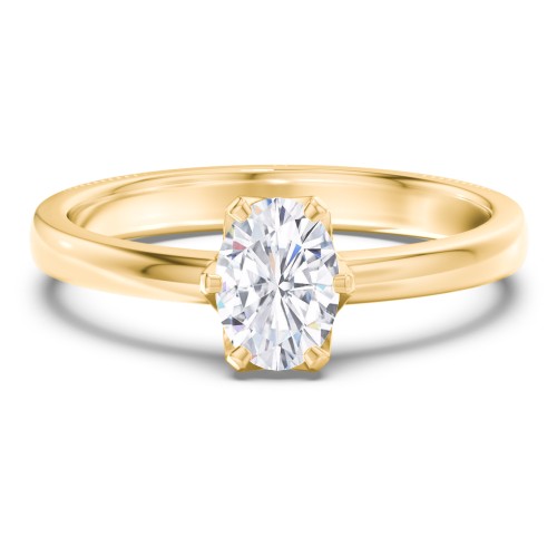 Classic 6-Prong Solitaire Diamond Engagement Ring – 10K Yellow Gold