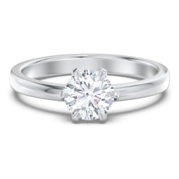 Classic 6-Prong Solitaire Diamond Engagement Ring