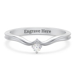 Solitaire Contour Band