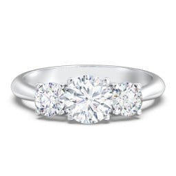 Classic 3-Stone Diamond Engagement Ring