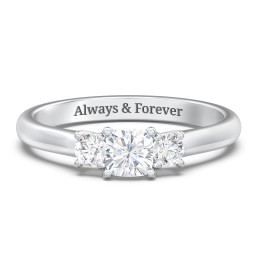 Classic 3-Stone Diamond Engagement Ring
