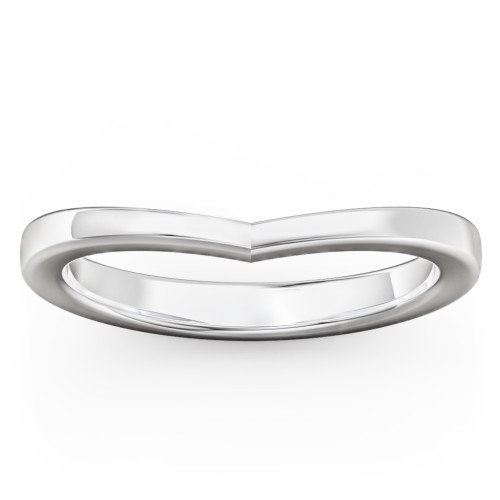 The Forevermore Wedding Band – 14K White Gold