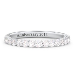Classic Shared Prong Half Eternity Wedding Band - 1/2 ct. tw.