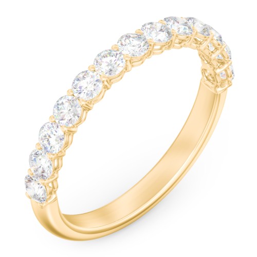 Classic Shared Prong Half Eternity Wedding Band - 3/4 ct. tw.