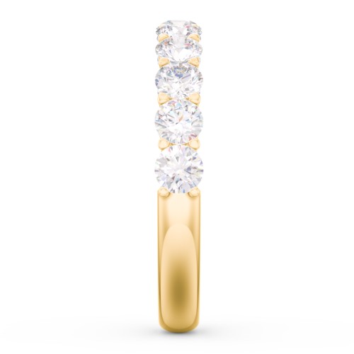 Classic Shared Prong Half Eternity Wedding Band - 1 ct. tw.