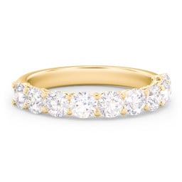 Classic Shared Prong Half Eternity Wedding Band - 1 1/2 ct. tw.