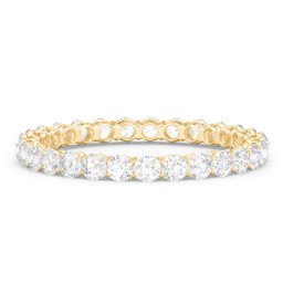 Classic Shared Prong Eternity Wedding Band - 3/4 ct. tw. in 10K Solid Yellow Gold with Lab Diamonds