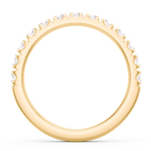 Micro Pavé Half Eternity Wedding Band - 3/4 ct. tw.