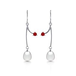 Freshwater Pearl Vine Earrings