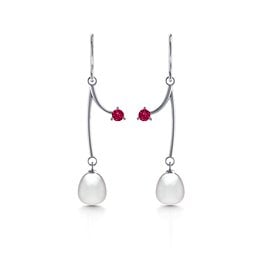 Freshwater Pearl Vine Earrings
