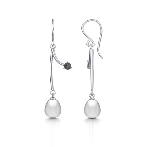 Freshwater Pearl Vine Earrings