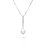 Pavé Bar Drop Pearl Pendant