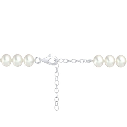 Classic 6mm Freshwater Pearl Necklace with Sterling Silver Clasp