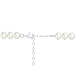 Classic 6mm Freshwater Pearl Necklace with Sterling Silver Clasp