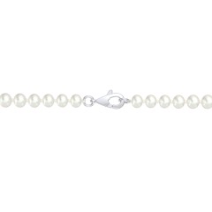 Graduated Freshwater Pearl Necklace With Sterling Silver Clasp