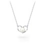 Sterling Silver Heart and Pearl Pendant