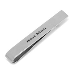 Engravable Tie Bar – Stainless Steel