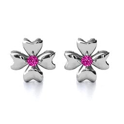 Four Heart Clover Earrings