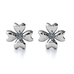 Four Heart Clover Earrings