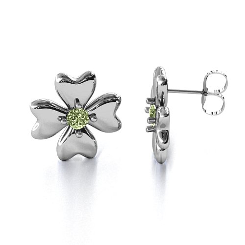 Four Heart Clover Earrings