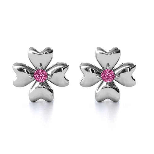 Four Heart Clover Earrings