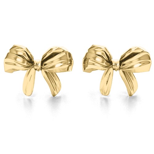Bow Earrings – 10K Yellow Gold