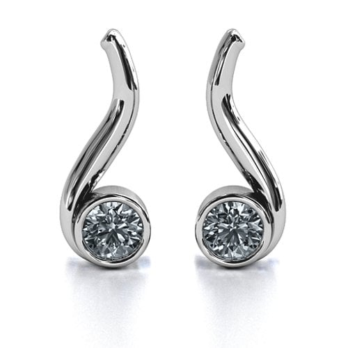 Swirl Drop Earrings