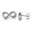Classic Infinity Earrings – Sterling Silver