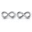 Classic Infinity Earrings – Sterling Silver