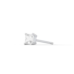 Princess Cut Birthstone Single Stud