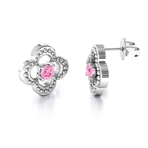 Shimmering Clover Earrings