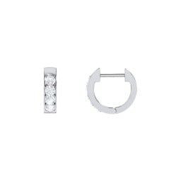 Personalised Gemstone Huggie Earrings