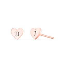 Heart Shape Stud Earrings