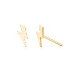 Lightning Bolt Shape Stud Earrings