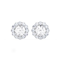 Halo Round Stud Earrings