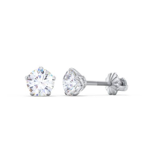 5 Prong Diamond Stud Earrings - 0.75 ct. tw.