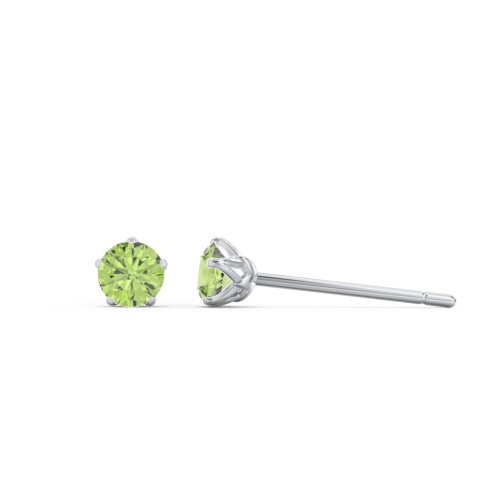5 Prong Birthstone Stud Earrings